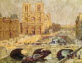 Terrick Williams Notre Dame, Paris 1914 painting